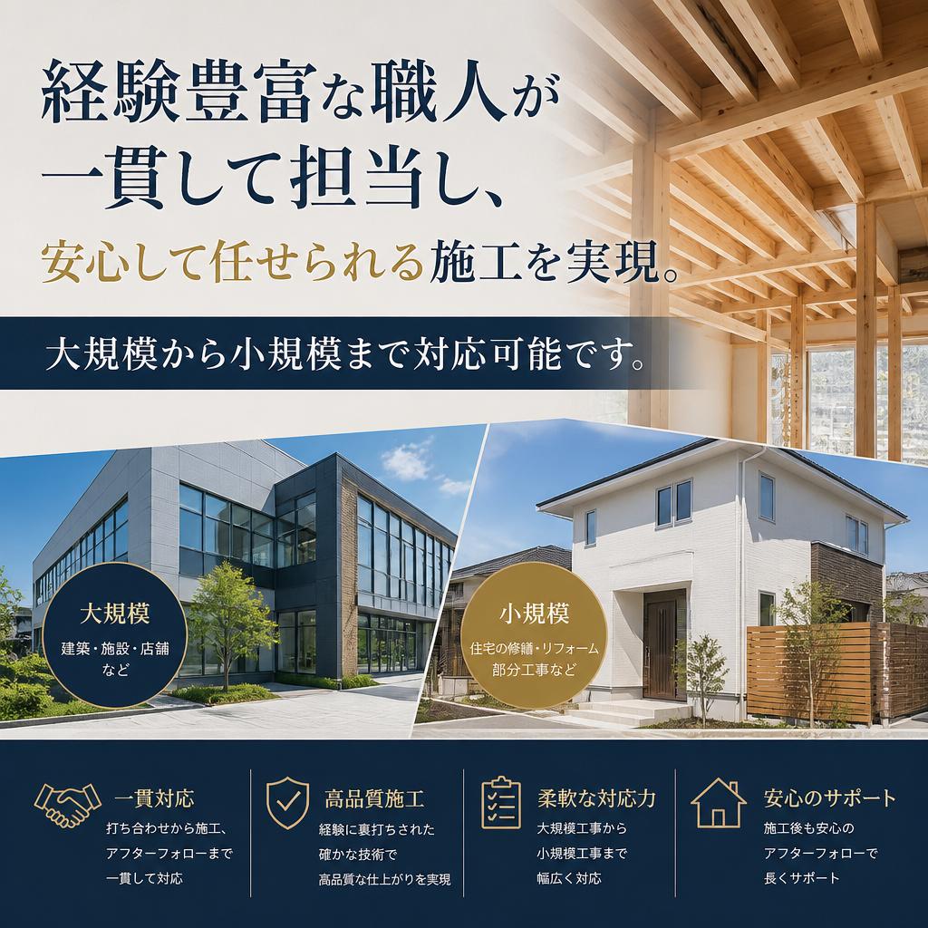 安心の施工プロセス
