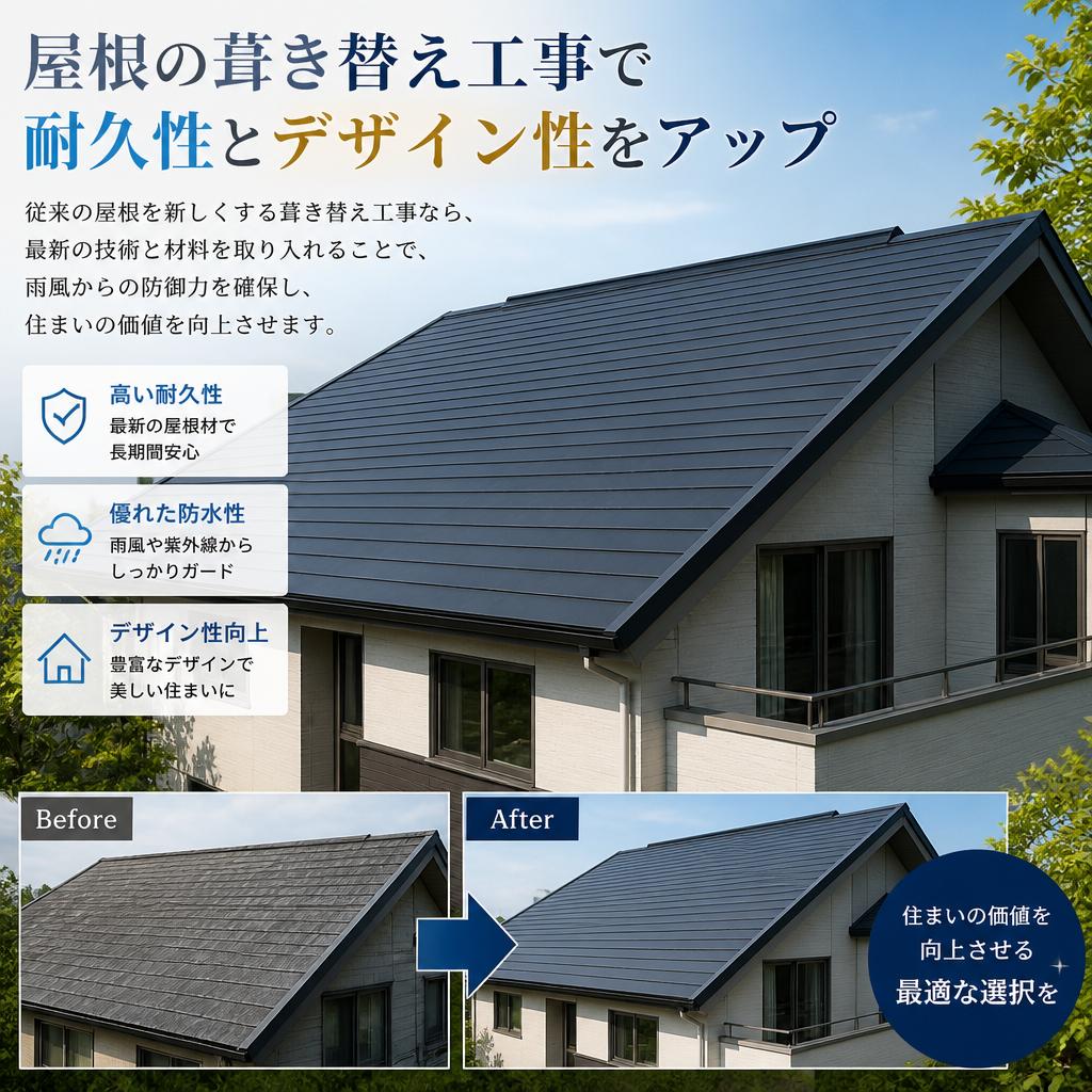 全面リニューアル！葺き替えの魅力
