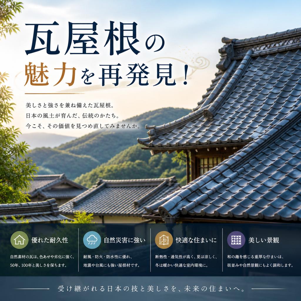 瓦屋根の魅力を再発見！