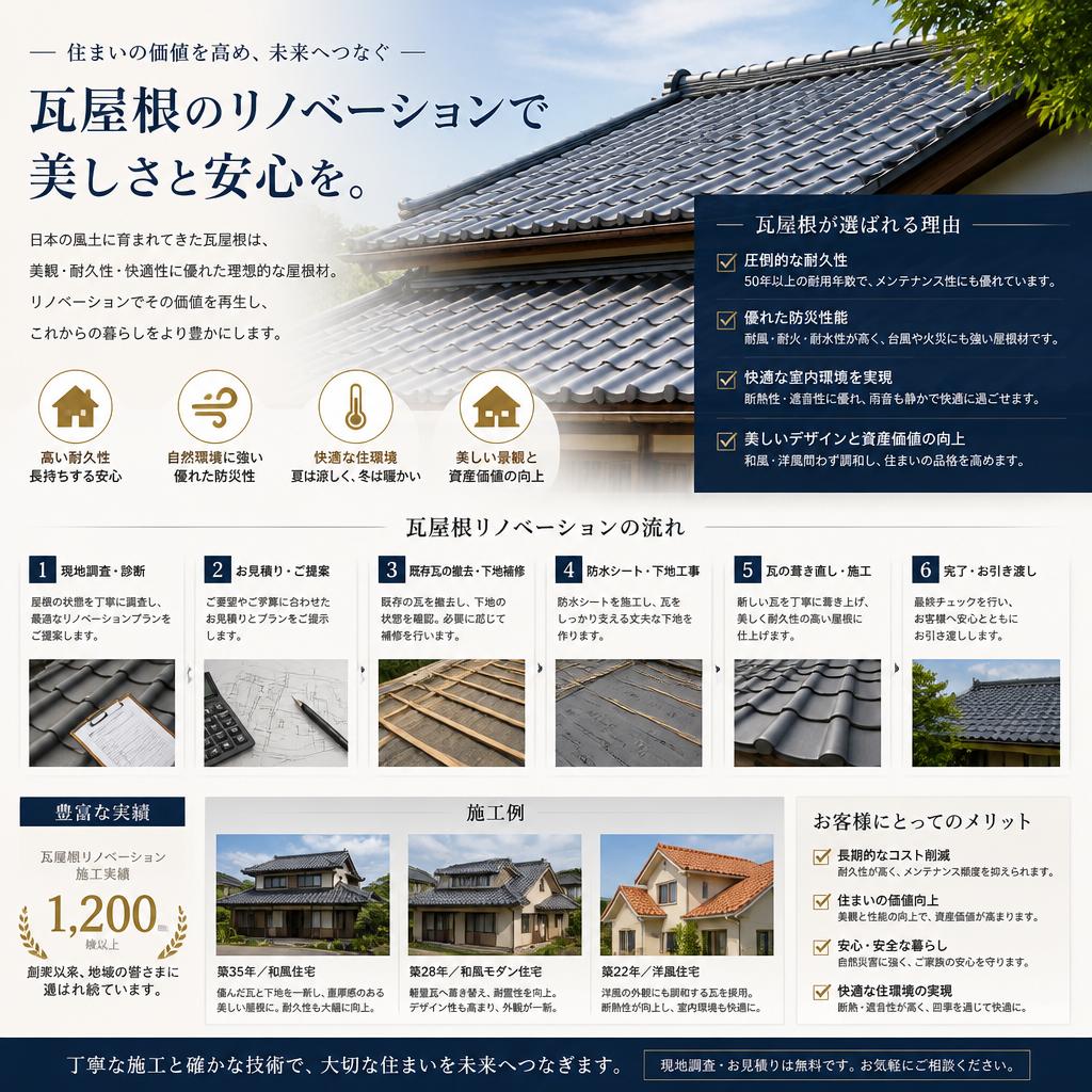 2. リノベーションに最適な屋根材