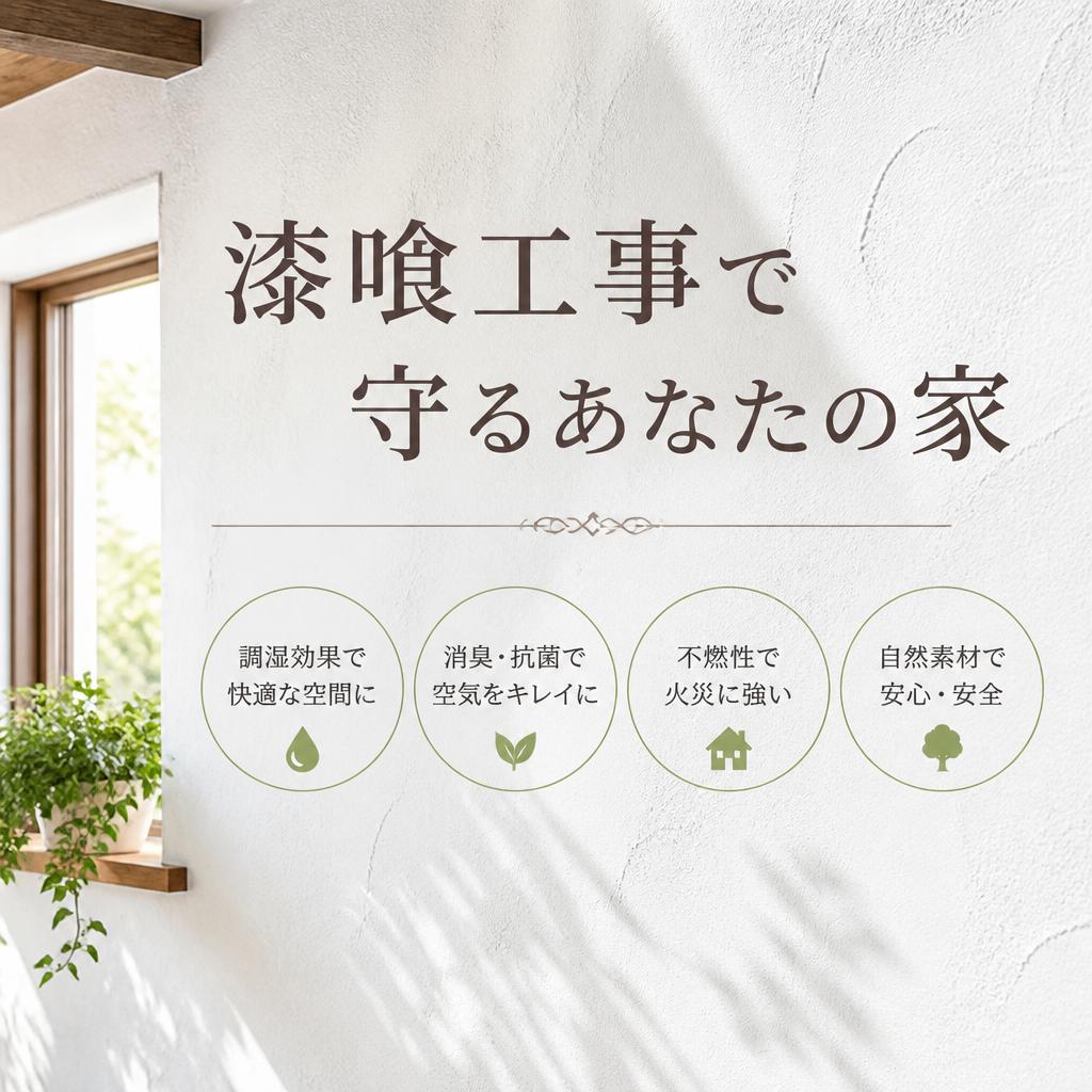 漆喰工事で守るあなたの家