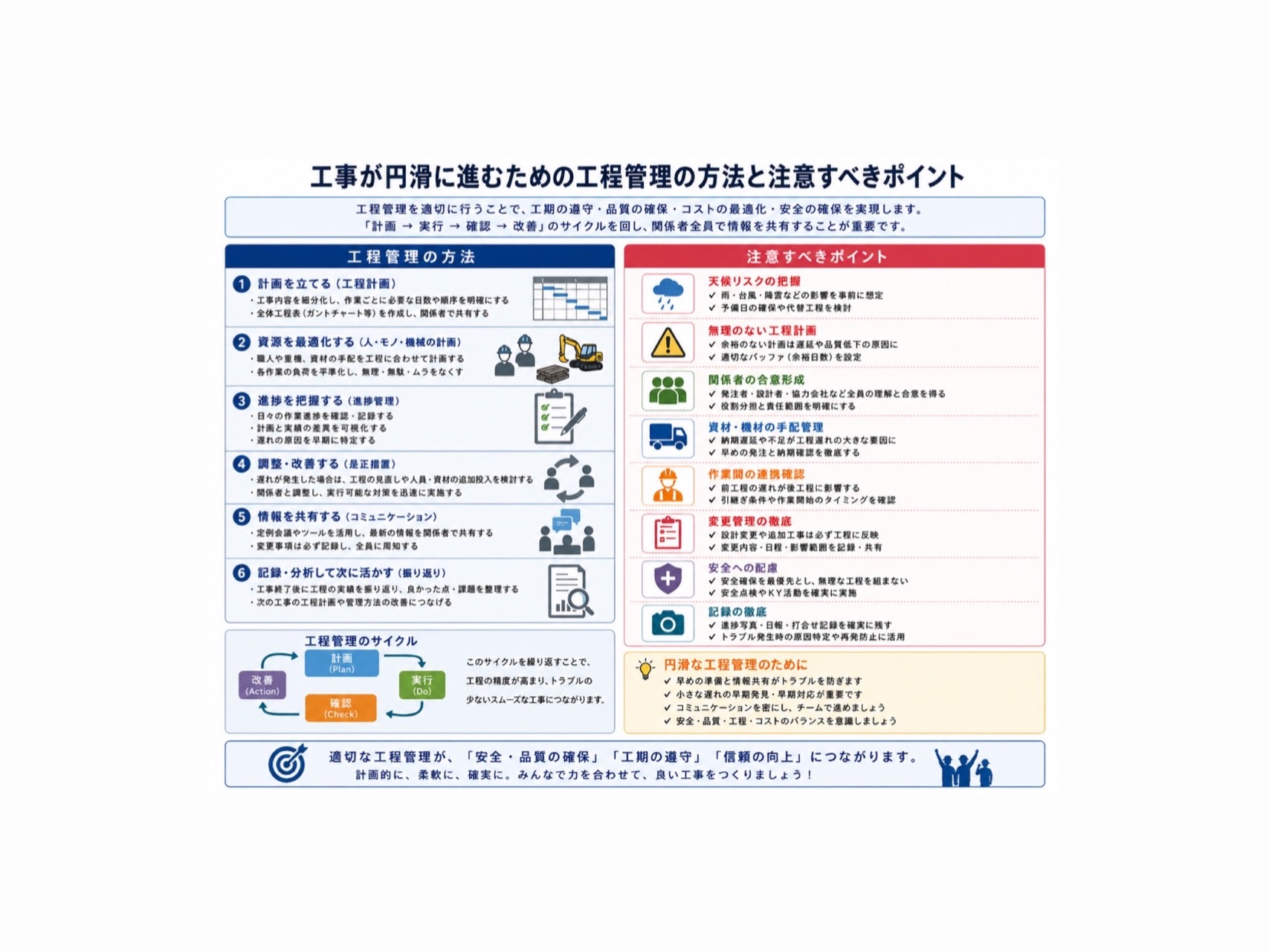 4. 施工工程の管理方法