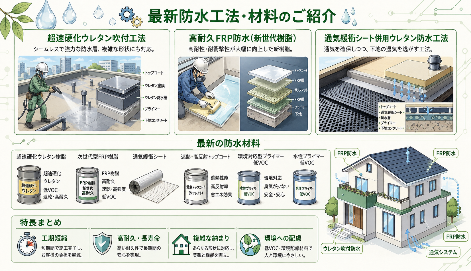 防水工事の進化とその効果