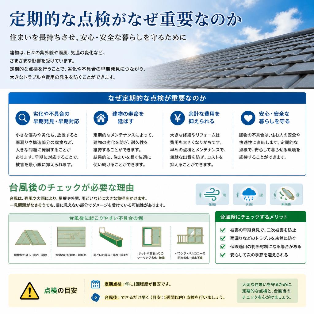 屋根点検の重要性