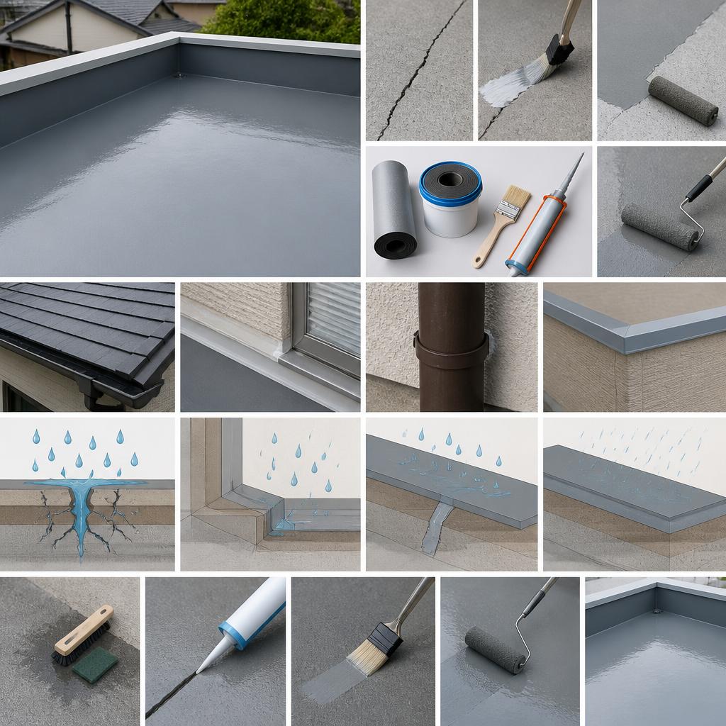 今すぐできるDIY防水と雨漏り対策